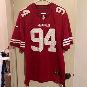 Nike 49ers Justin Smith #94 Jersey szL